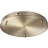 Ideal Lux ROSONE STANDARD ROUND 3 PUNTI LUCE D.30CM OTTONE