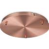 Ideal Lux ROSONE STANDARD ROUND 3 PUNTI LUCE D.30CM RAME