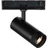 Ideal Lux EOS PROIETTORE 3-PHASE LED COB BRIDGELUX 15 W 20-55° DIMMERABILE 1-10V 1700 lm 3000 K NERO