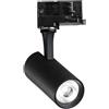 Ideal Lux FOX 8W PROIETTORE 3-PHASE LED COB BRIDGELUX 8 W 41° ON-OFF 1000 lm 3000 K NERO