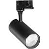 Ideal Lux FOX 25W PROIETTORE 3-PHASE LED COB BRIDGELUX 25 W 35° 2900 lm 3000 K NERO On-Off
