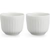 HAK Kähler Portauovo Kähler Ø5 cm 2 pz. Hammershøi design leggendario Timeless, bianco