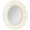 DKD Home Decor Specchio da parete della marca Specchio Oro Metallo (75 x 2 x 83 cm) (Riferimento: S3022345)