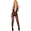 DARING INTIMATES Floral Halter Bodystocking