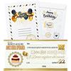 KAÏDENSÏ Idea Regalo Compleanno Originale 50 Anni - Biglietto Auguri Assegno Del 50 Enne - Maxi Biglietti d'Auguri Originali - Idee Regali Uomo Originali - Gadget Scherzi Biglietti Divertenti per Lui