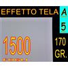 New Paper 1500 FOGLI CARTA 170 gr EFFETTO TELA x STAMPANTE LASER A5 FOTO RITRATTI