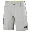 Helly Hansen Donna Pantaloncini HH Cargo Asciugatura Rapida, 30, Grigio nebbia