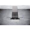 GURARI Cappa da parete GCH T 466 IS 90 BL PRIME, cappa aspirante 90 cm 1000 m³/h, cappa a a parete in acciaio inox, vetro, EEK A, TouchControl