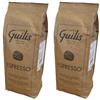 CAFES GUILIS DESDE 1928 AMANTES DEL CAFE Café Grano de Oro Smalto naturale umido 1 kg Confezione da 2 kg