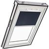Roto Tenda Oscurante Originale Roto ZRV - Guide di Scorrimento Laterali Argento - Funzionamento Manuale - per Finestre da Tetto delle Serie Q - Dimensioni 114/078 | 11/07 - Colore del Tessuto Blu