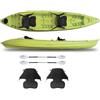 TS24 FEEL FREE KAYAK ROAMER 2 POSTI CANOA DA 377 CM 2 + 1 POSTI + 2 PAGAIE 215 CM + 2 SEGGIOLINI COL. VERDE LIME