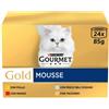 Gourmet Gold Mousse Multipack per Gatto da 24x85gr
