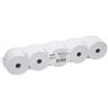 Genie - Rotoli di carta per registratori di cassa e calcolatrici, 57 x 12 mm, 40 lfm, 100% senza legno, bianco, 5 pz.
