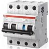 ABB SACE SPA Interruttore magnetotermico differenziale 4,5KA 3P+N AC C6 300M - ABB DS3NLC6AC300