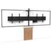 AXEOS STILIX WIDE - sistema pavimento/parete per doppio schermo (DB) per 2 display da 40 a 50