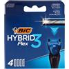 BIC HYBRID FLEX 3 LAME X 4