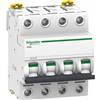 SCHNEIDER ELECTRIC S.P.A. Interruttore magnetotermico iC60N 4P C 10A 6000A - SNR A9F79410