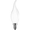 Novaline Lampadina Led Opaca a Filamento E14 CL35 a colpo di vento 4W Bianco neutro 4000K Novaline