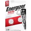 Energizer Pile Cr2032 Lithium - 3 V - Specialistiche - Blister 2 Pezzi - Energizer - E300789100