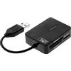 T'nB Readfirst - Lettore di Carta di Memoria Esterna USB 2.0, Colore: Nero