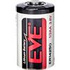 EVE Energy // CK-CONSULTING EVE, batteria ER14250, al litio e bicloruro di tionile, misura 1/2 AA, 3,6 V, 1200 mAh, data di produzione gennaio 2018
