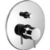 Paffoni miscelatore incasso doccia con deviatore a pulsante cromato mod. Light