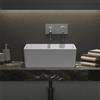 Parama Lavabo da appoggio quadrato 39,5x39,5x14 cm Bianco