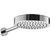 Parama Soffione doccia tondo 25 cm in acciaio inox con braccio cromato