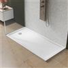 Parama Piatto doccia 80x170 cm bianco lucido bordato in acrilico rinforzato | Asteios