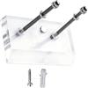 Supporto Parete Skateboard Wall Mount Supporti Parete Per Skateboard 2 Ganzi In Acrilico Per Esporre 221373