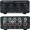 TENEALAY 4 canali RCA Audio mixer Stereo linea livelli di controllo Box mini mixer passivo R41