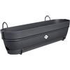 Elho Vibia Campana Trough Allin1 70 - Fioriera per Balcone - Ø 70.4 x H 17.7 cm - Nero/Anthracite