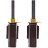 YINETTECH 2 pezzi Aspirapolvere Spazzole Carbone Holder Ricambio Adatto per Numatic Parti Compatibile con 230155 230240 2311480