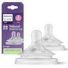 AVENT Philips Avent Tettarella per biberon Natural Response - 2 tettarelle per biberon a flusso 4, per bambini da 3 mesi in su, senza BPA (modello SCY964/02)
