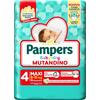 Pampers baby-dry Pampers baby dry pannolino mutandina maxi small pack 16 pezzi