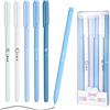OFFCUP Penna Gel, 6Pcs Penna a Sfera in Gel Inchiostro, Penna Roller, 0.5mm Penne Gel Nera Punta Fine Penna a Inchiostro Liquido, Penne per Cancelleria Kawaii per Scuola Adulti Articoli Ufficio