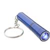 Gadget personalizzate. Mini torcia portachiavi in plastica con luce LED bianca - personalizzate o neutre