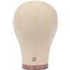 Beyond Your Thoughts Sughero Tela Manichini Testa Display parrucca Mannequin testa Parrucca Fare Capo Con il Monte foro canvas block head mannequin Wig Making Head Mount Hole （56cm/22In）