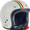 Max casco jet Patriot - Bianco Lucido taglia XL