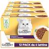 GOURMET Gold Cibo Umido per Gatti Adulti Straccetti con Manzo e Pollo 48 Buste da 85g