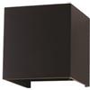 V-TAC Lampada da muro doppio Led COB 6W IP65 quadrata colore nero V-TAC VT-759 3000K
