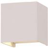 V-TAC Lampada da muro doppio Led COB 6W IP65 quadrata colore bianco V-TAC VT-759 4000K