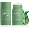 FOCUSUN 2 Pack Green Mask Stick, Green Tea Cleansing Mask Stick, Green Tea Mask Stick Punti Neri, Maschera all'Argilla per Pulizia Profonda dei Pori e dell'Acne, Controllo Dell'Olio e idratante (A)