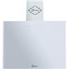GURARI Cappa aspirante a testa 80 cm GCH 286 WH 8 Prime senza testa in vetro bianco | Cappa aspirante da parete con ricircolo/aria di scarico | Cappa aspirante 1000 m³/h con telecomando (EEK A) |