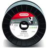 Oregon Magnum Gatorline 22-855 - Filo per decespugliatore Quadrato, Diametro 1,4 cm, Bobina da 1,4 kg, Grigio, 75 m