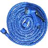 RIEGOLUX Tubo estensibile per acqua a pressione, blu, 5-15 m, pistola per giardino, estensibile tubo rubinetto, pistola irrigazione giardino, giardinaggio