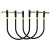 MONKEY LOOP Pro Link Pedal Guitar patch cable 5 cm Jack acodado a Jack acodado Pack 3