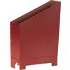 Leitz Portariviste con Dorso da 80 mm, Formato A4, Cartone, Confezione piatta, Rosso, 24230025
