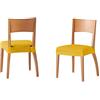 Martina Home Tunez Pack 6 unità di copridisedia per sedie colore Oro, Confezione da 6 posti