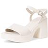 Tamaris Donna 1-1-28044-30, Sandali con Tacco, Bianco, 40 EU